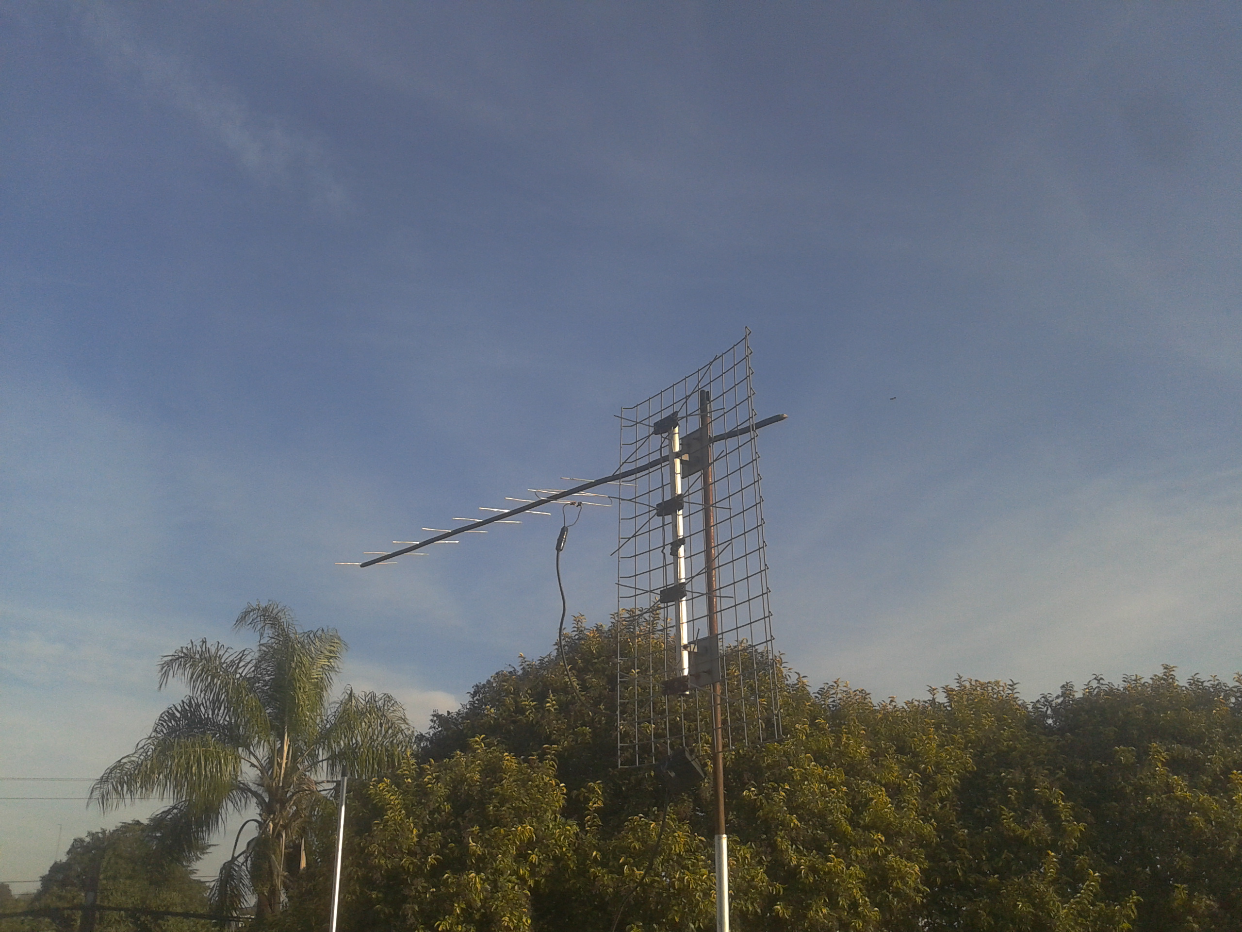 Antena Yagui 10 elementos auto construida en us